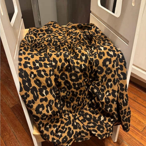 Button up animal print blouse long sleeve - Picture 6 of 10